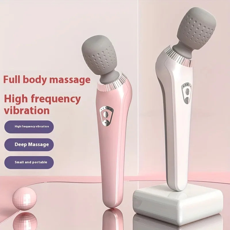 New Portable handheld massager USB rechargeable multifunctional full body massage gun relax neck back legs and waist masajeador Peaceful Pleasures Health and Wellness