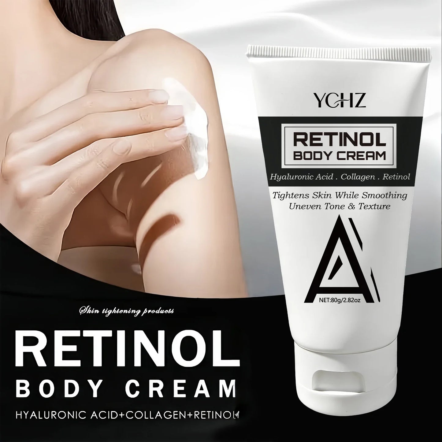 YCHZ Retinol Firming Cream – Anti-Wrinkle Face & Body 80g