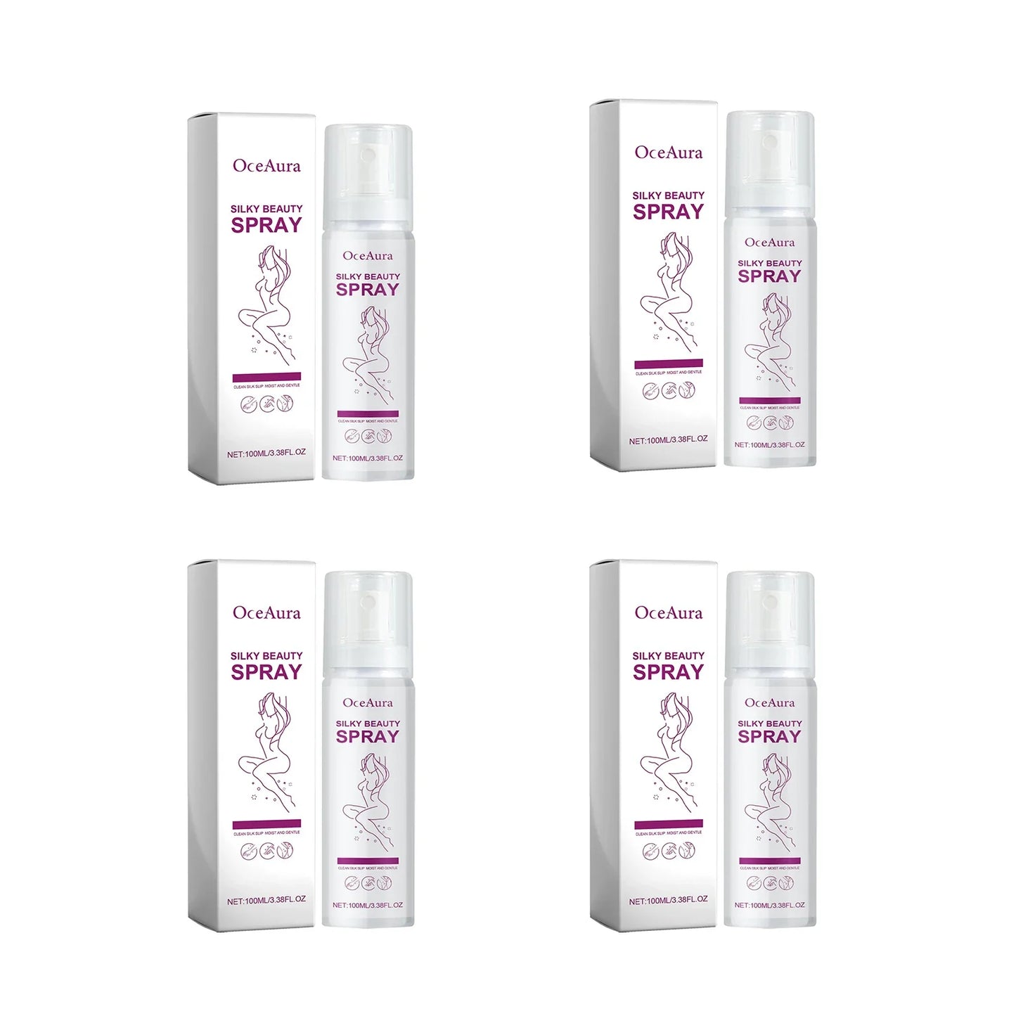 OceAura Painless Hair Removal Spray – Depilatory Mousse Cream