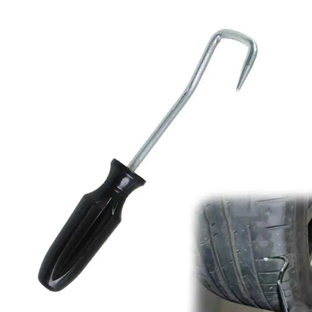 Car Hose Removal Tool Oil Pipe Removal Hook Fuel Line Separator Disconnect Puller Tool Tire Stone Cleaning Hook for Car Repair Peaceful Pleasures Health and Wellness Black