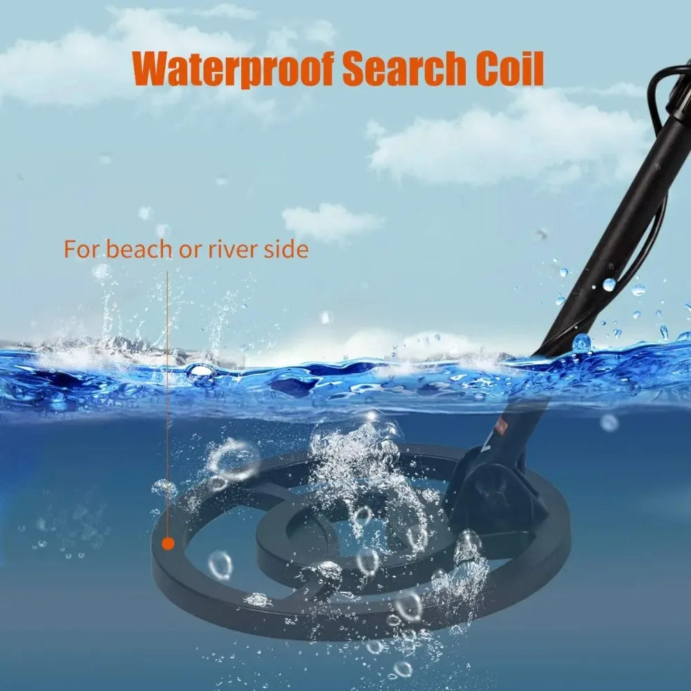 Underground Metal Detector MD-3028 for Long Range Gold Metal Detector Pipe and Iron Detection Recycling Peaceful Pleasures Health and Wellness