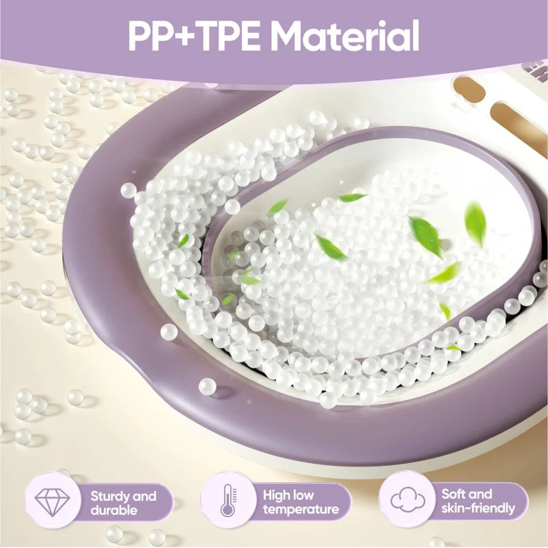 Bidet hemorrhoid toilet, suitable for postpartum pregnant women or hemorrhoids, foldable and hangable storage Private care clean Peaceful Pleasures Health and Wellness