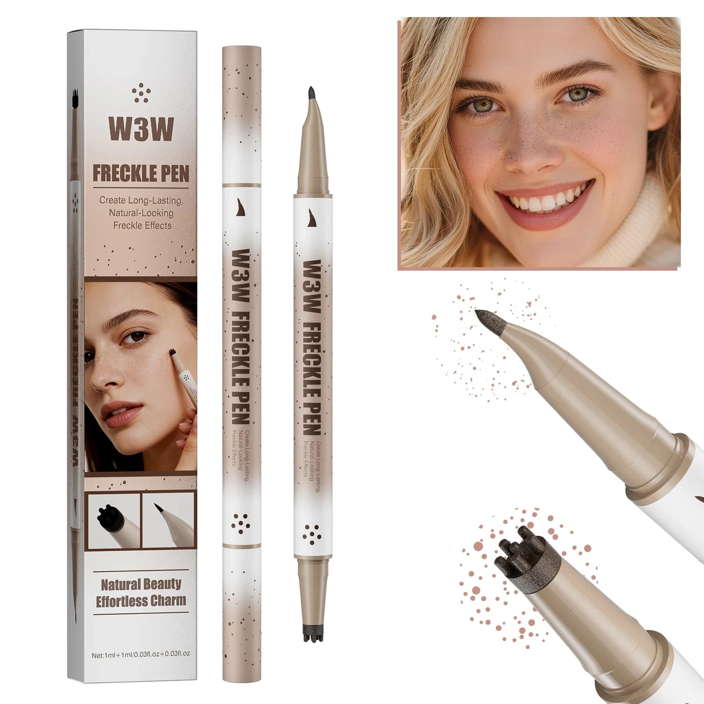 Realistic Freckle Pen – Waterproof Natural Dot Makeup Pen