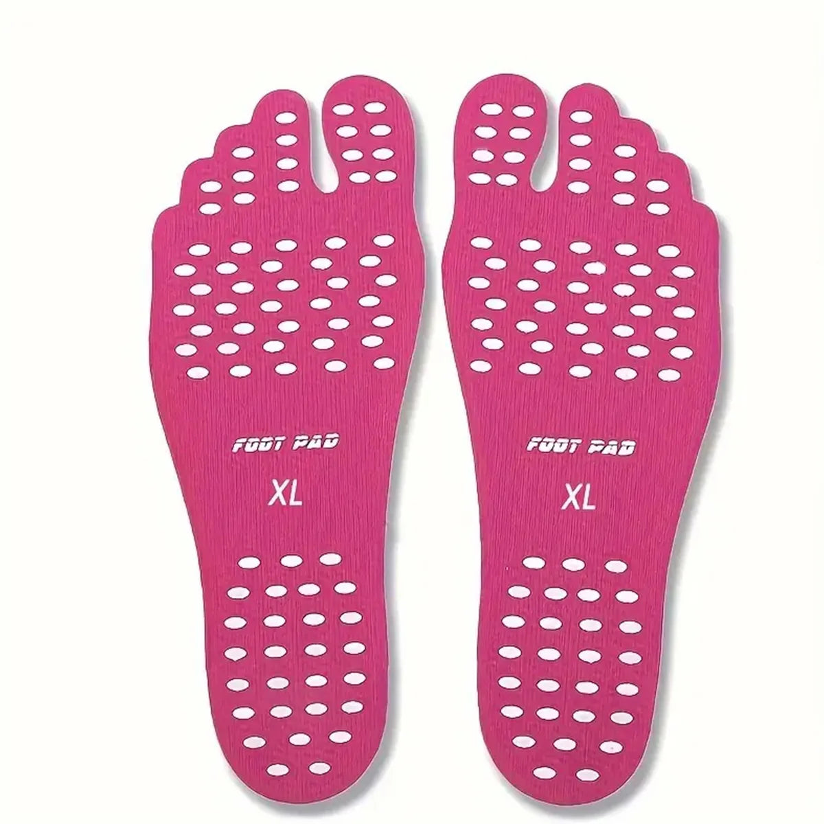 RooRuns Disposable Self-Adhesive Beach Foot Pads | 1 Pair