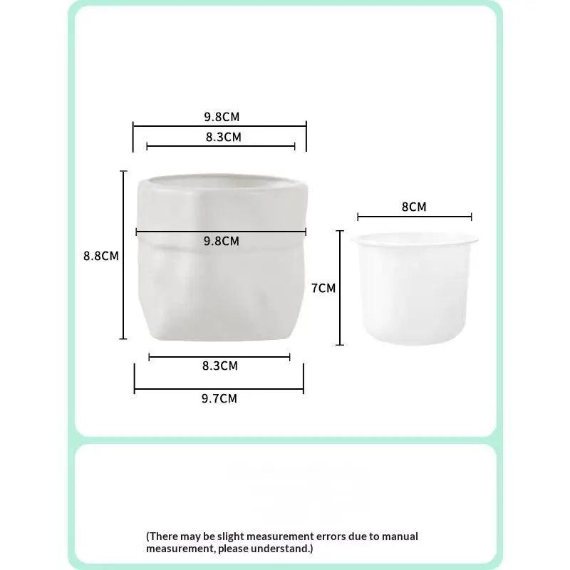 Mini Self-Watering Planter Pot | Fish Tank Vase Home Decor