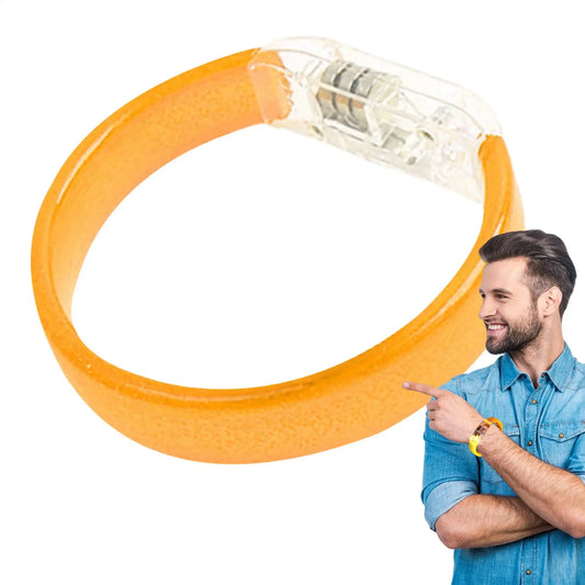 LED Flash Glow Wristband | Neon Light Bracelet for Parties LED Glow Wristband Peaceful Pleasures Health and Wellness