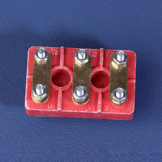 Y80-90 Three-phase Motor Terminal Block Wiring Board Rack Copper Connectors Terminal Board For Electric Motor Peaceful Pleasures Health and Wellness Default Title