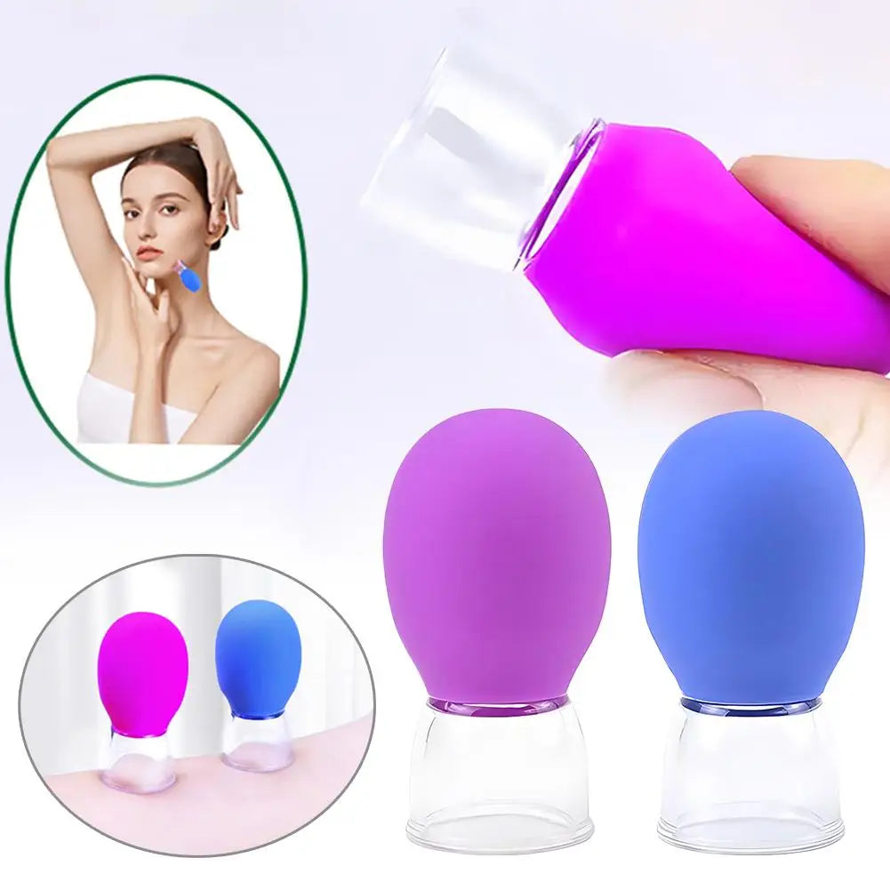 SADOER Silicone Facial Cupping Massager – Anti-Wrinkle Vacuum Cup