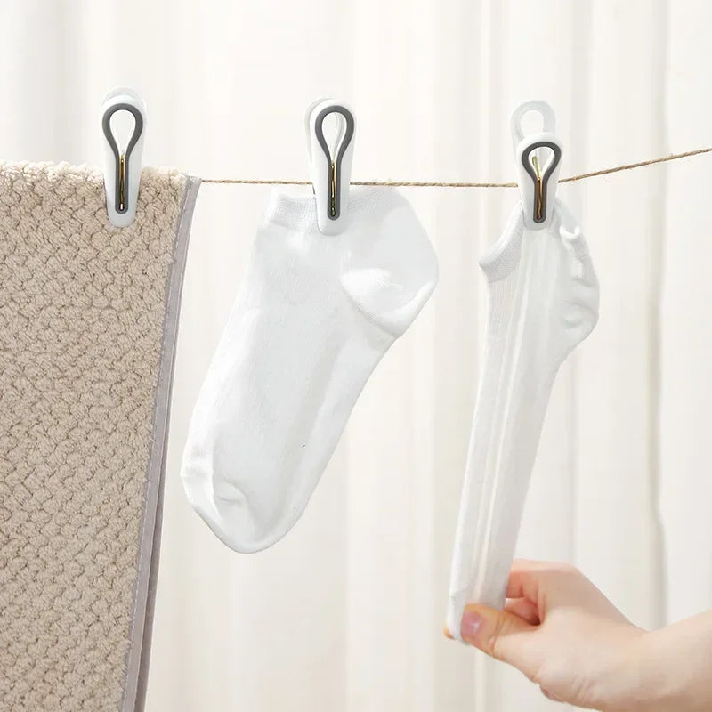 6pcs Clothes Pegs Dry Quilt Single Clothespins Household Cotton Quilt Hanger Fixed Large Windproof Clip Clothe Folder Peaceful Pleasures Health and Wellness