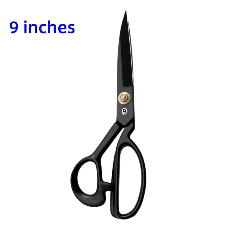 Professional Tailor Scissors – Sharp Stainless Steel Fabric Shears Peaceful Pleasures Health and Wellness 9inch