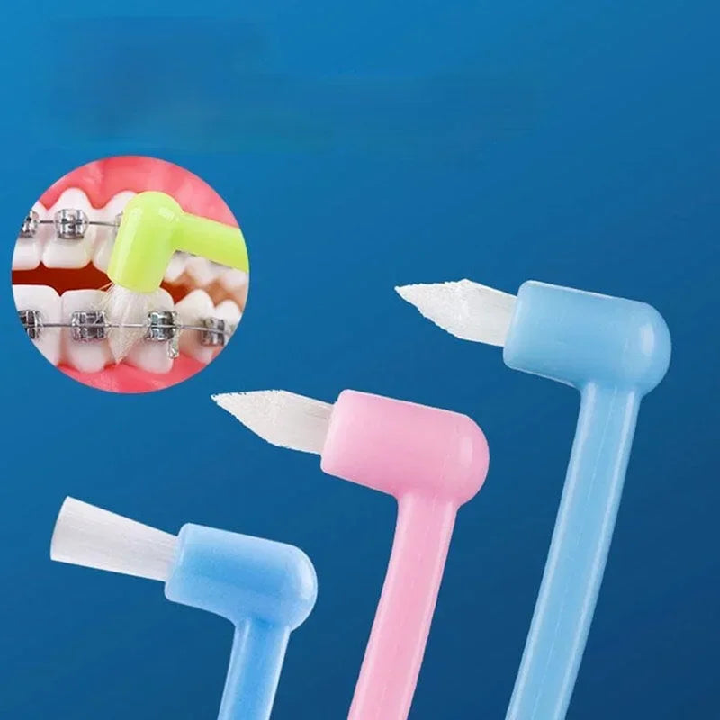 Interdental Brush Soft Bristle for Braces, Flossing & Oral Care