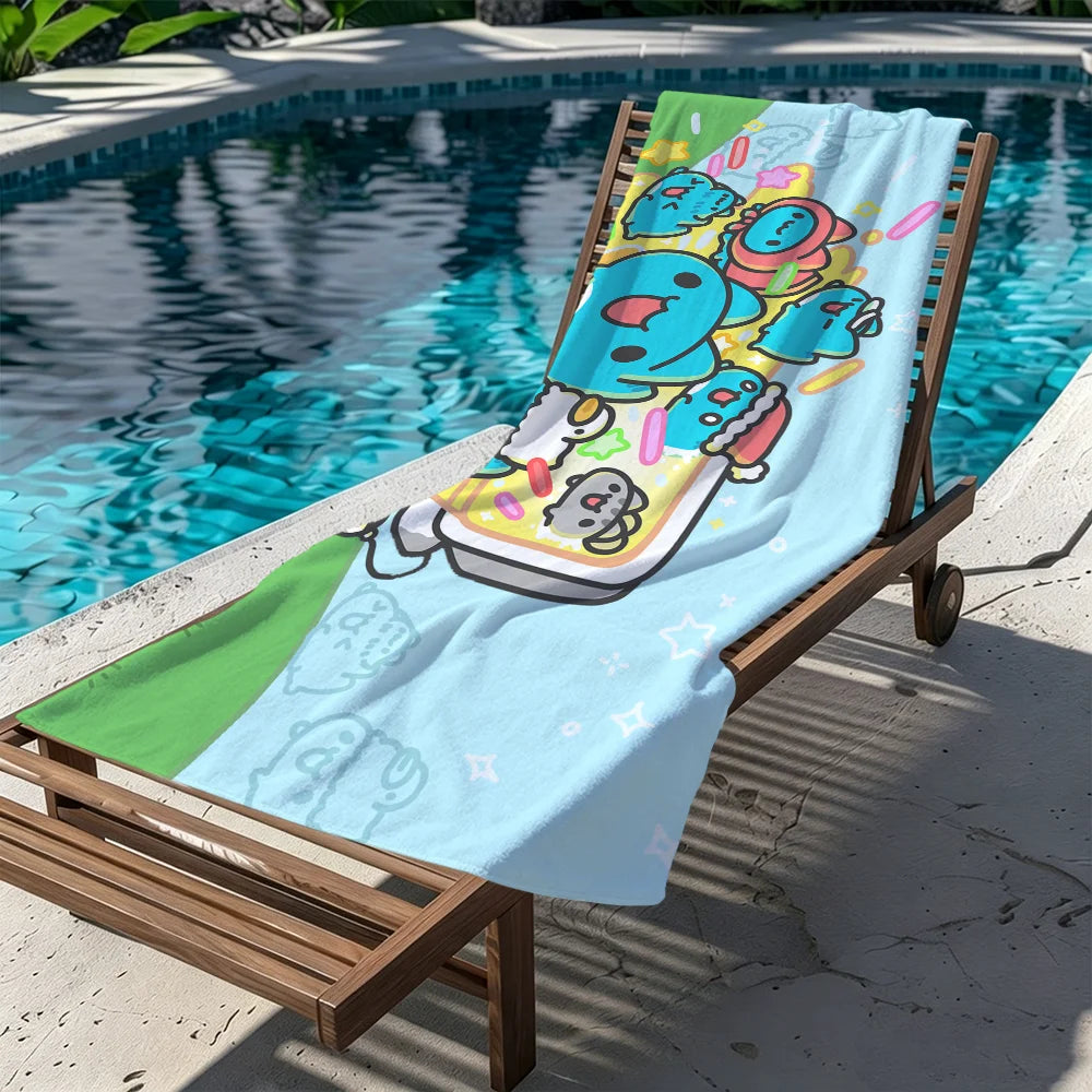 Bugcat Capoo Anime Beach Towel – Quick Dry, Soft, 11 Sizes Anime Beach Towel Peaceful Pleasures Health and Wellness