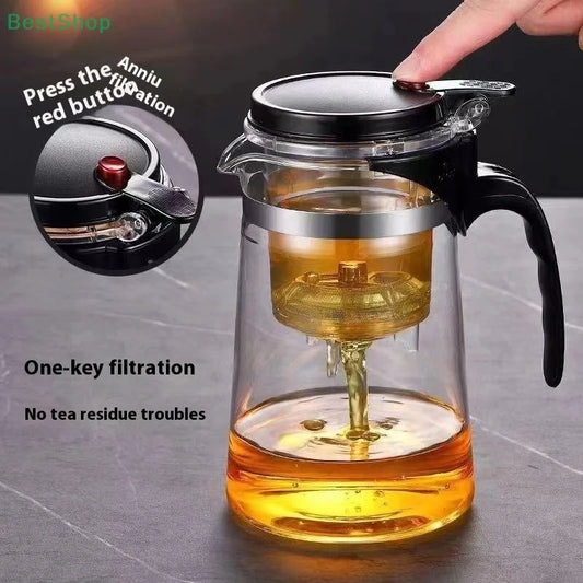 Borosilicate Glass Teapot with Filter & Lid – 500/700ml Glass Teapot Oasis Select