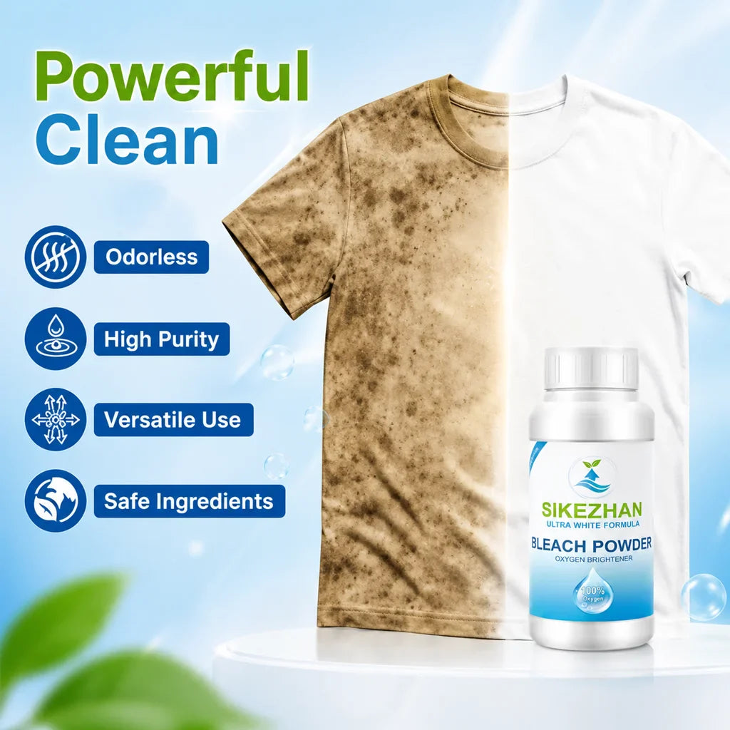 Laundry Bleaching Powder + 2 Mesh Bags – Whitener & Stain Set