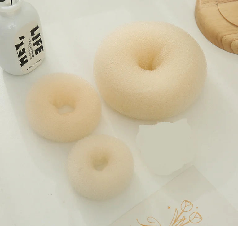 3PCS Maruki Head Hair Curler, Korean Style Versatile Hair Accessories, Fluffy Curled Lady Easy Big Ring Hair Styling Tools Peaceful Pleasures Health and Wellness 3PCS