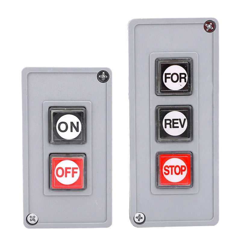 New TPB-2/3 Start Stop Button Switch Box Switch Control Motor Button Box 2-position TPB-2/3 Peaceful Pleasures Health and Wellness