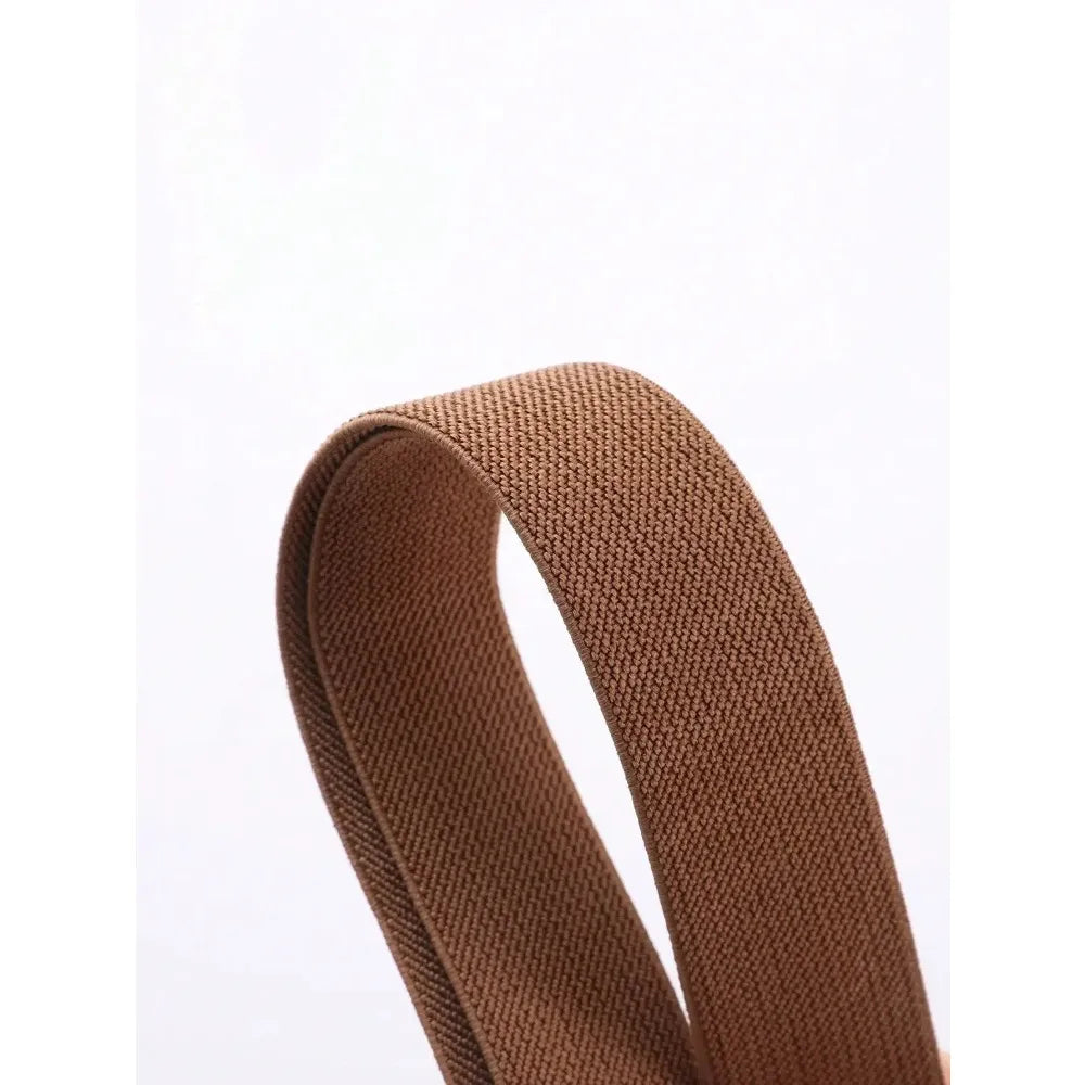 New Waistband Women Invisible Belt Buckle Nylon Comfortable Elastic Belt for Women Men Adjustable No Show Web Belt for Jeans Peaceful Pleasures Health and Wellness