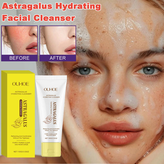 Astragalus Root Facial Cleanser – Hydrating Deep Pore Wash