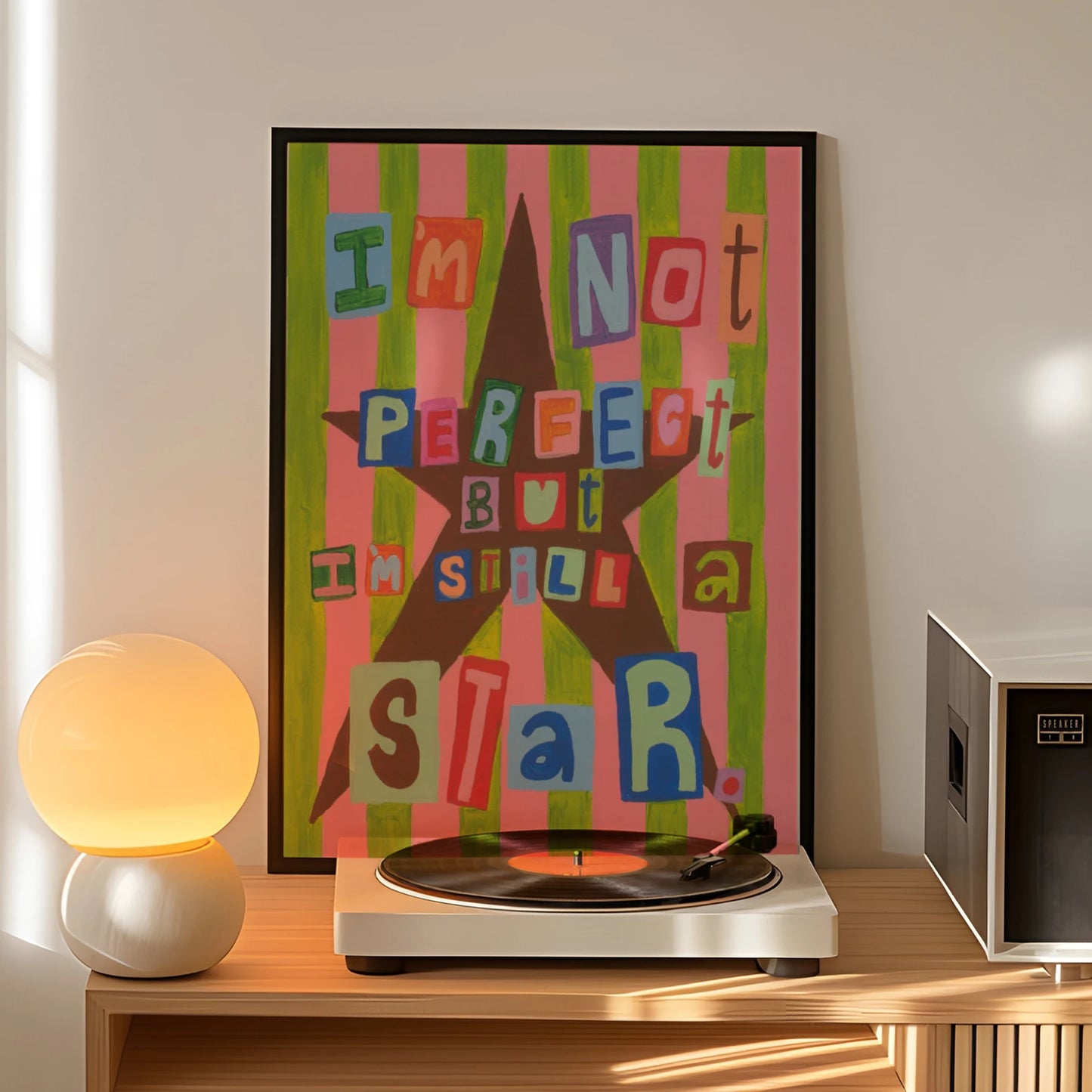 Japanese Encouraging Words Canvas Wall Art Print | Home Decor