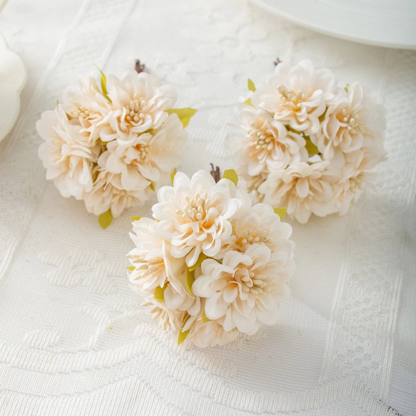 Artificial Silk Mini Rose Bouquets | Wedding & Home Décor