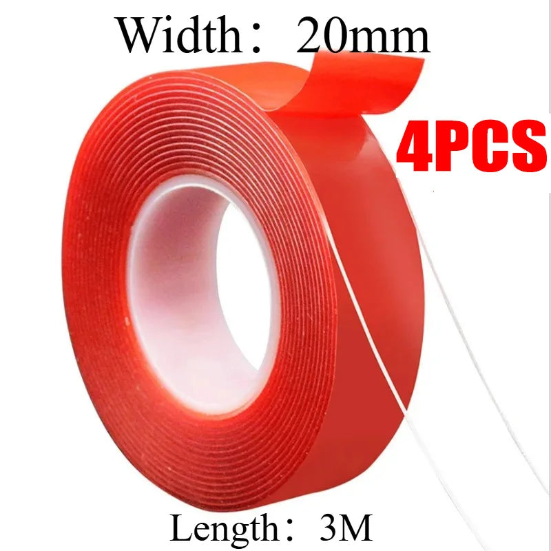 2-Pack Ultra Thin Double Sided Tape – Waterproof & Heat Resistant