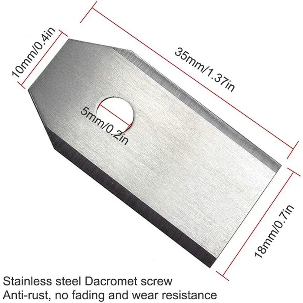2025 New 30pcs Lawn Mower Cutting Blades W/Screw Kit Replacement for Husqvarna Automower/Gardena Robotic Lawnmower Repair Peaceful Pleasures Health and Wellness