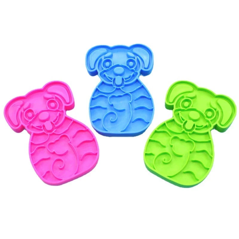 Silicone Pet Grooming Brush – Dog & Cat Massage Bath Comb