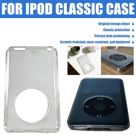 Clear Hard Case for Apple iPod Classic – Crystal PC Cover iPod Protective Case Peaceful Pleasures Health and Wellness