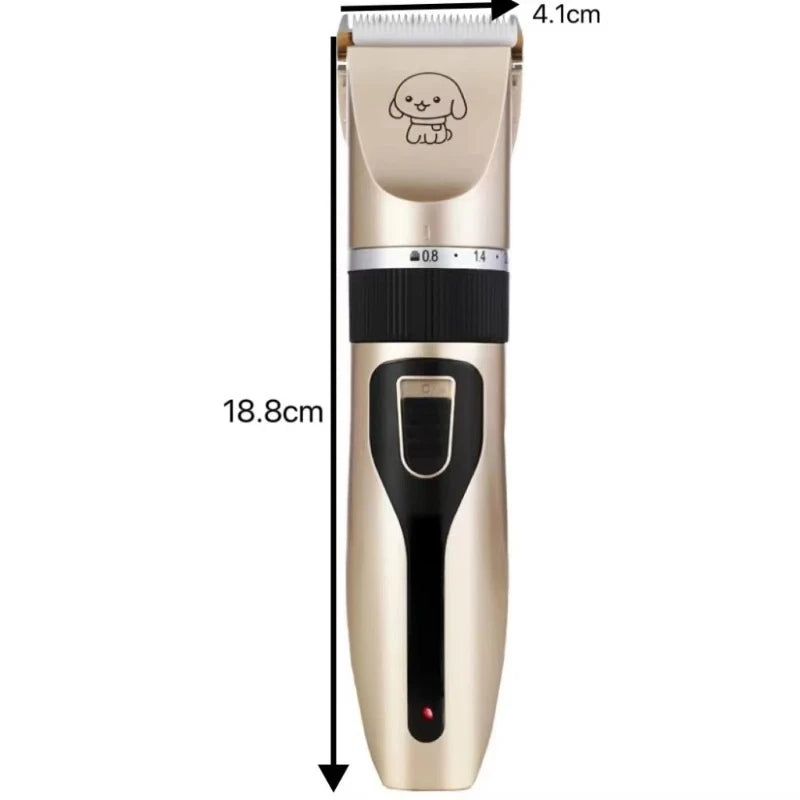 Professional Cat Dog Hair Clipper Tool Silent USB Rechargeable Pet Grooming Clipper Set Electric Pet Hair Clipper Dog Shaver Peaceful Pleasures Health and Wellness