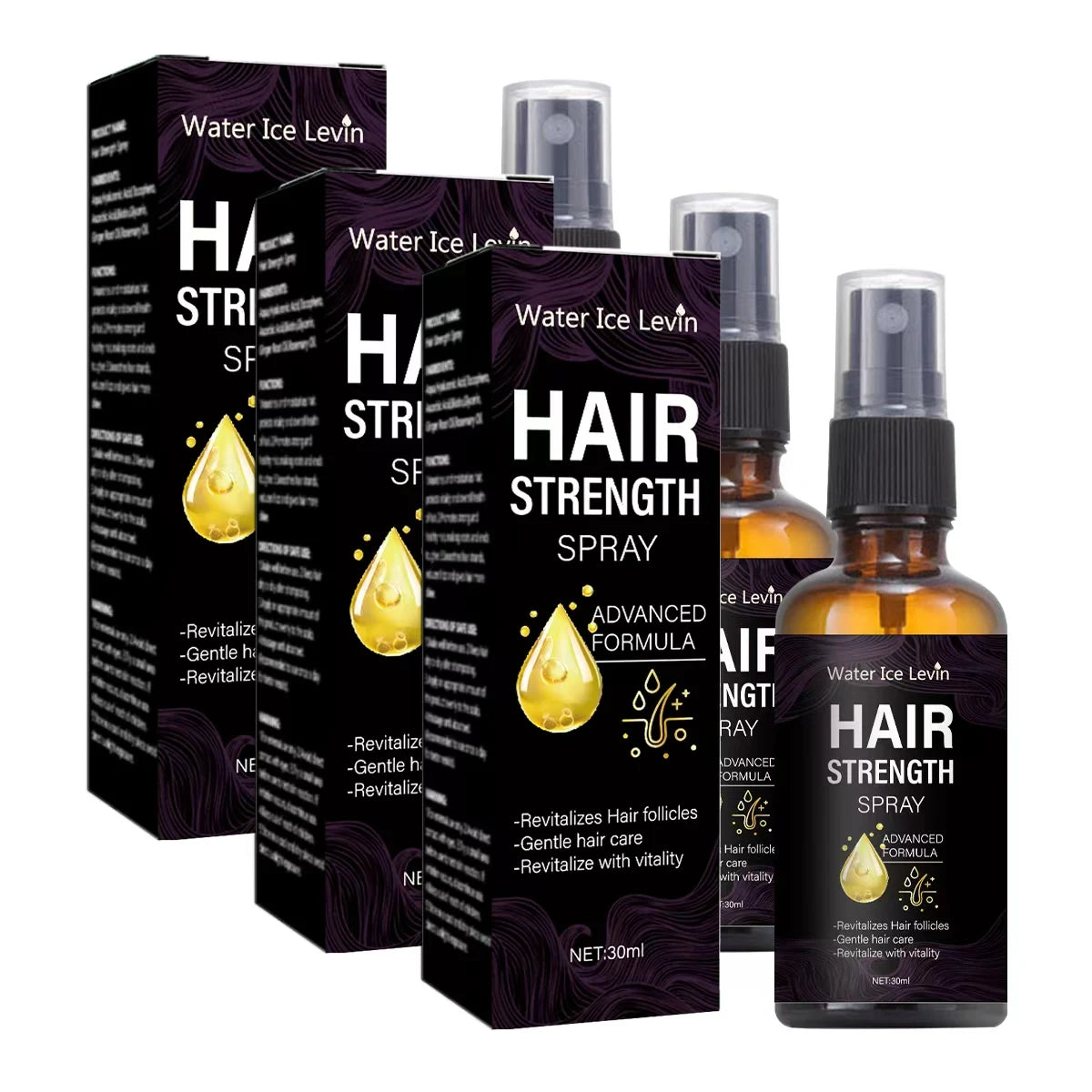 Biotin & Ginger Oil Hair Strength Spray – Frizz Control Mist