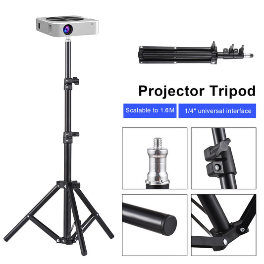 Arealer Aluminum Projector Tripod Stand | Adjustable Height Projector Tripod Stand Peaceful Pleasures Health and Wellness Default Title