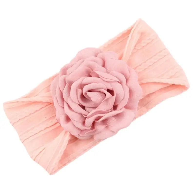 Baby Floral Headband | Soft Stretchy Infant Hairband 0–3 Yrs