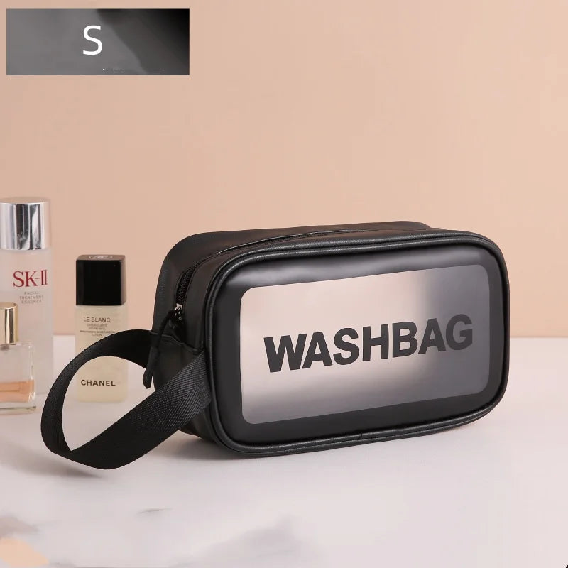 Large Clear PVC Travel Cosmetic Bag – Waterproof & Dustproof