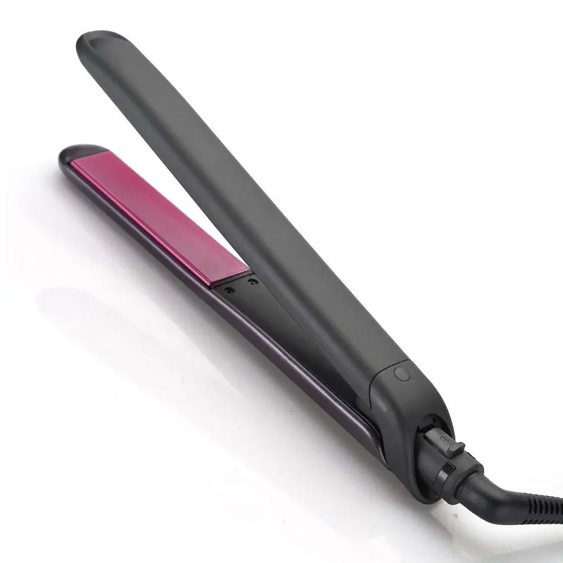 2-in-1 Tourmaline Ceramic Hair Straightener & Curler Flat Iron