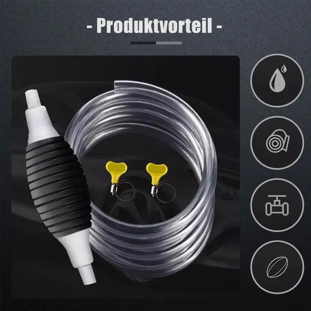 3/2/1M PVC Handy Manual Gas Oil Pump Car Fuel Pump Hand Straw Pump Durable For Liquid Gasoline Tuning Fuel Gasoline Diesel Pump Peaceful Pleasures Health and Wellness