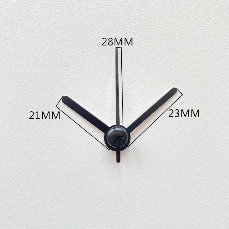 Silent Mute DIY Wall Clock Movement with Hands – Quartz Mechanism Repair Kit