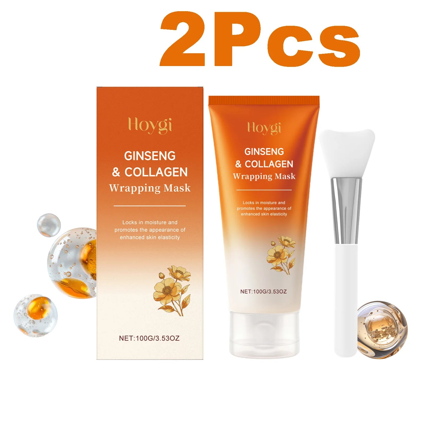 Ginseng Collagen Peel-Off Mask – Brighten, Firm & Hydrate
