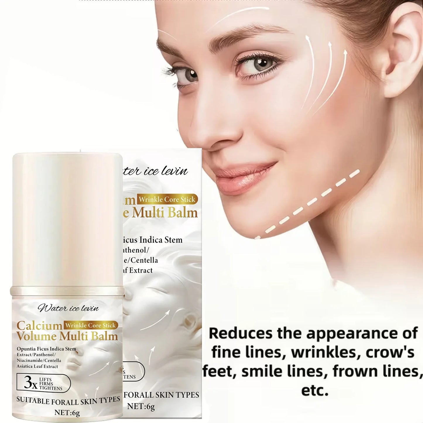 Bee Venom Neck & Face Balm Stick – Collagen Anti-Aging