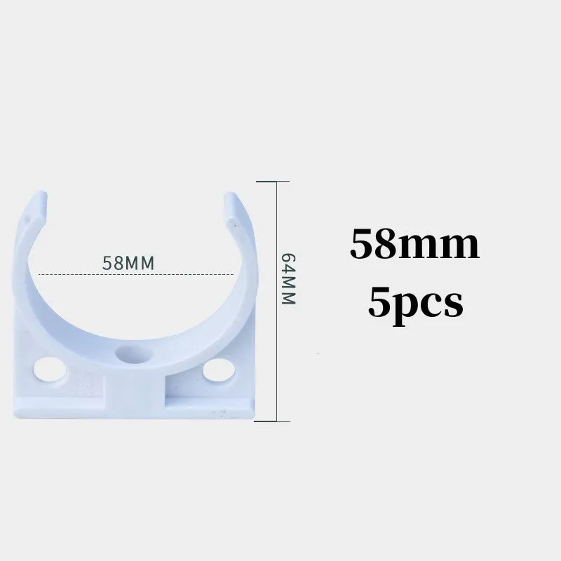 5-Pack RO Water Filter Mounting Bracket Clips – 32mm PP Plastic