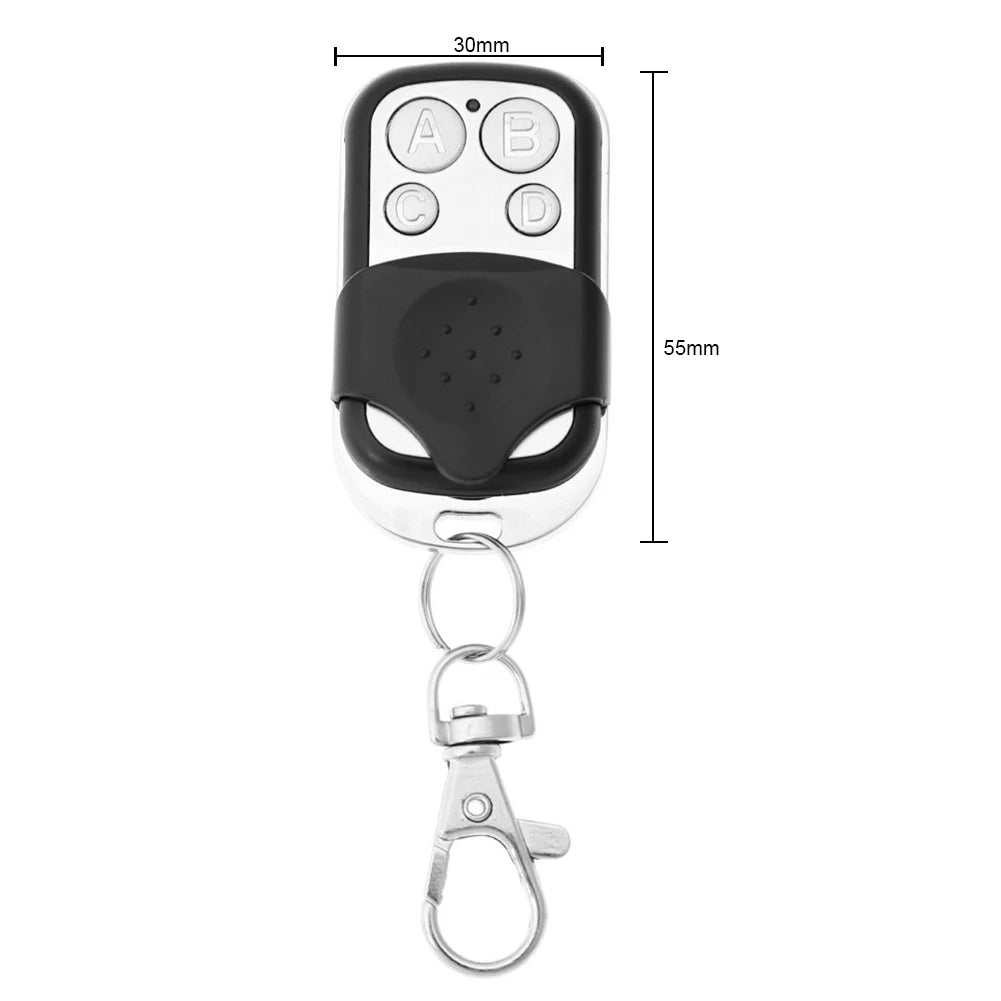 10/5pcs 433MHz Remote Control 4CH Car Key Garage Door Gate Opener Remote Control Duplicator Electronic Gate Control Duplicator Peaceful Pleasures Health and Wellness