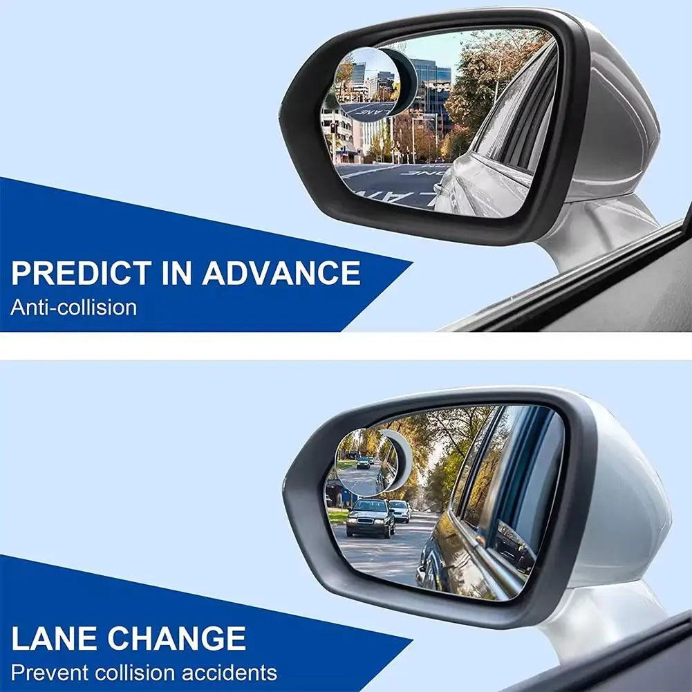 2Pc Car Blind Spot Mirror for Safety Driving Peaceful Pleasures Health and Wellness