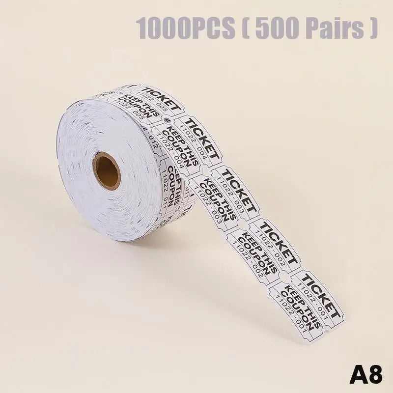 1000pcs Colorful Double Roll Raffle Tickets | Events & Carnivals
