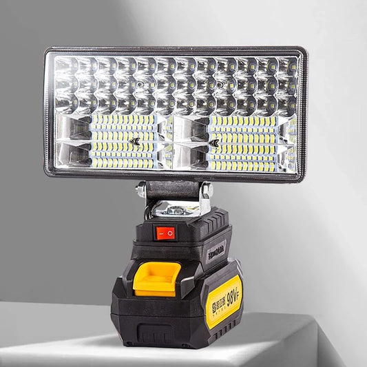 HOMEFISH For Makita 18V Li-ion Battery LED Work Light 3/4 Inch Flashlight Portable Emergency Flood Lamp Camping Lamp Peaceful Pleasures Health and Wellness