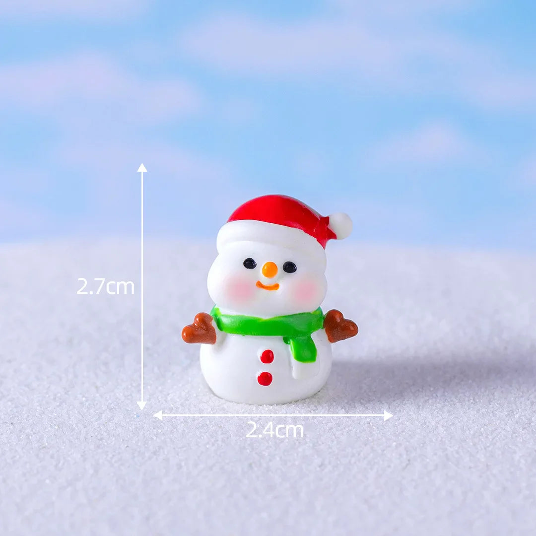 Christmas Resin Figurine Ornament – Santa, Snowman & Bear