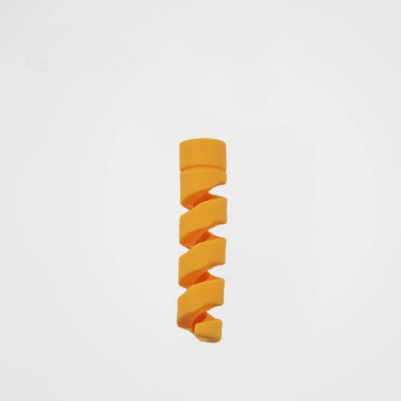 5-Pack Spiral Silicone Cable Protector & Wire Saver Clips