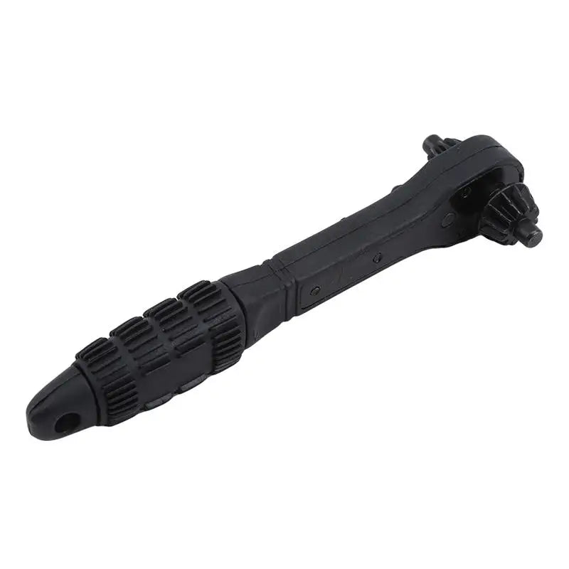 Quick Change Drill Chuck Key Ratchet Wrench for Electric Drill 2 in 1 Labor Saving Bit Removal Tool Hand Tool Peaceful Pleasures Health and Wellness Black S