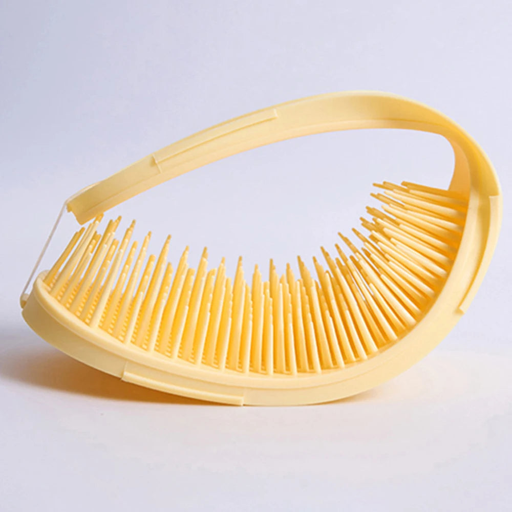 Hair Brush Anti Static Hair Comb Wet Dry Portable Detangler Hair Scalp Massage CombStyling Tool Расческа Для Волос Barber Comb Peaceful Pleasures Health and Wellness