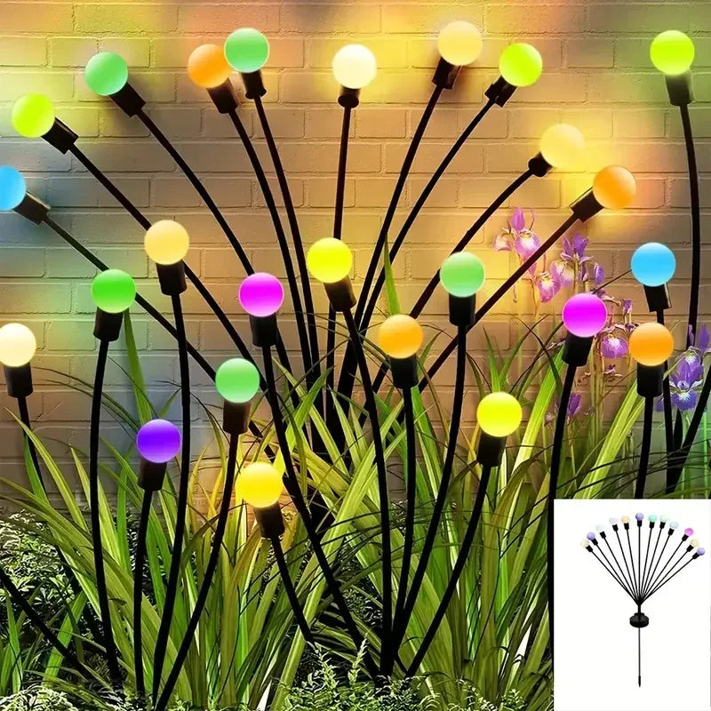 Solar Firefly Garden Lights – Waterproof LED Swaying Pathway Lamp