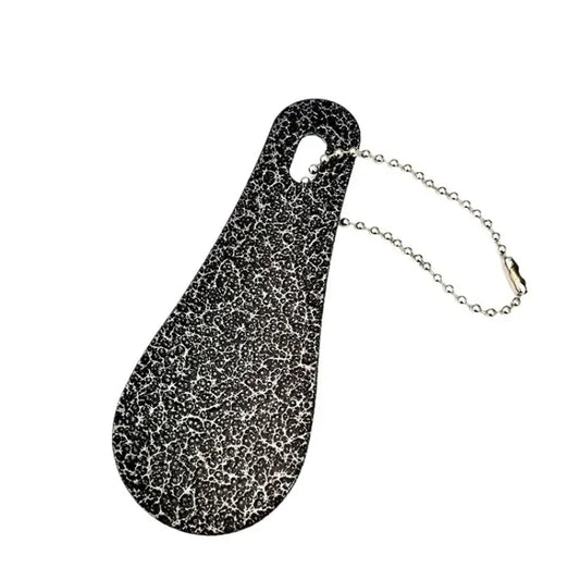 Vintage Mini Metal Shoehorn | Keychain Travel Shoe Helper Keychain Shoehorn Peaceful Pleasures Health and Wellness