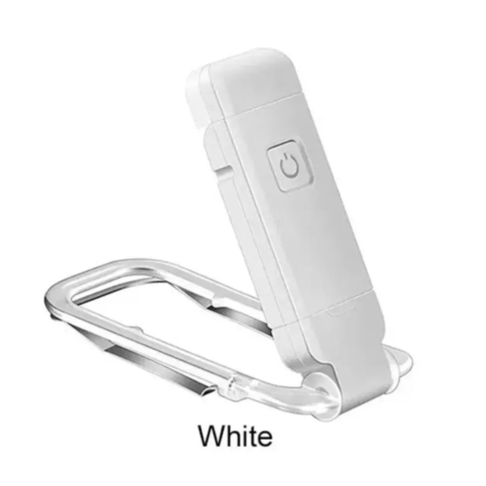 LED USB Rechargeable Clip-On Book Light | Eye Care Reading Lamp